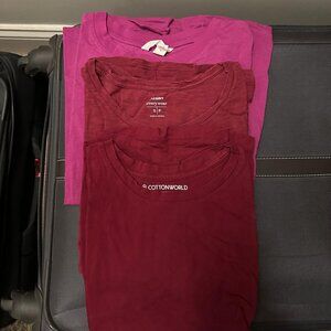 Reds and Barbie Pink T-Shirts!